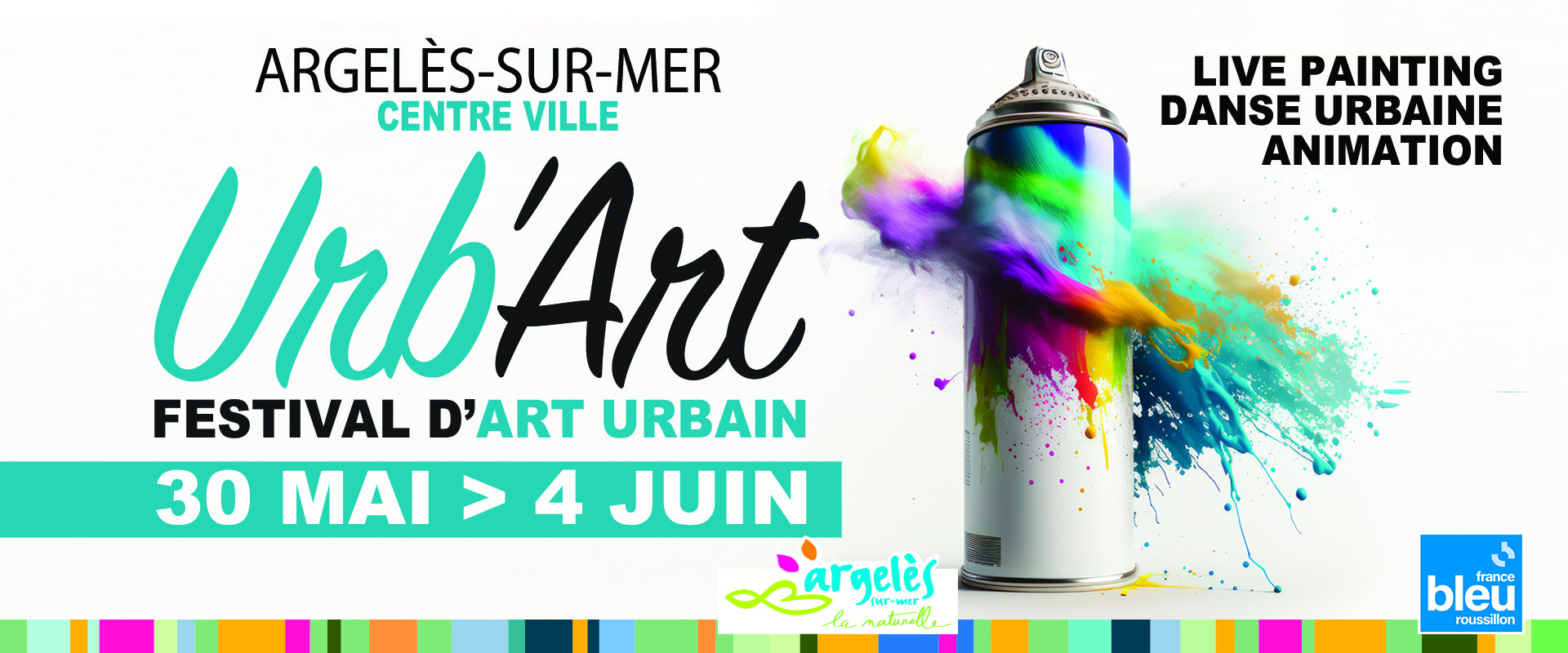Festival d'art urbain street art "Urb'Art" Argelès-sur-Mer, du 30 mai au 4 juin